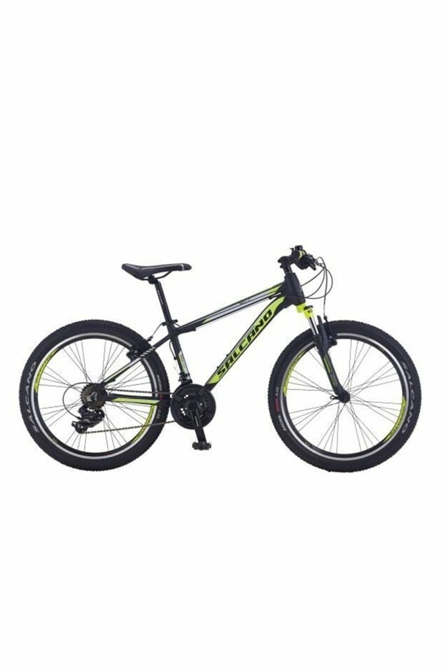 Salcano NG650 29 V 19'' Pabuç Fren 29 Jant (180 cm ve üzeri Boy) 21 Vites Dağ Bisikleti-Mat Antrasit Gri Sarı Beyaz