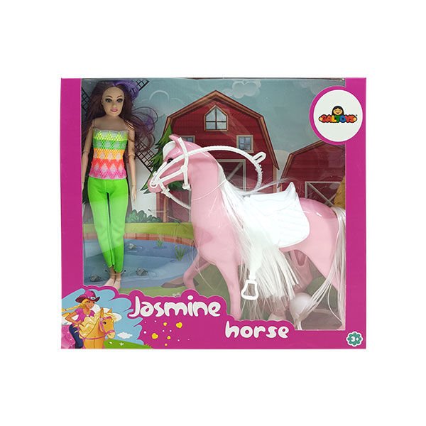 Gal Jasmine Atlı Bebek Pembe