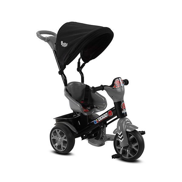 Baby Hope Bobo Speed Tenteli 3 Teker Bisiklet Gri