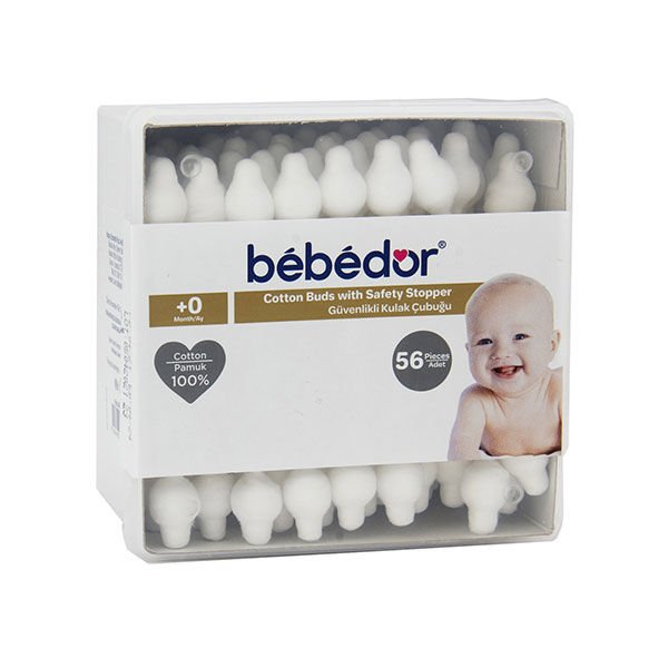 Bebedor Güvenlikli Kulak Çubuğu 56 Lı