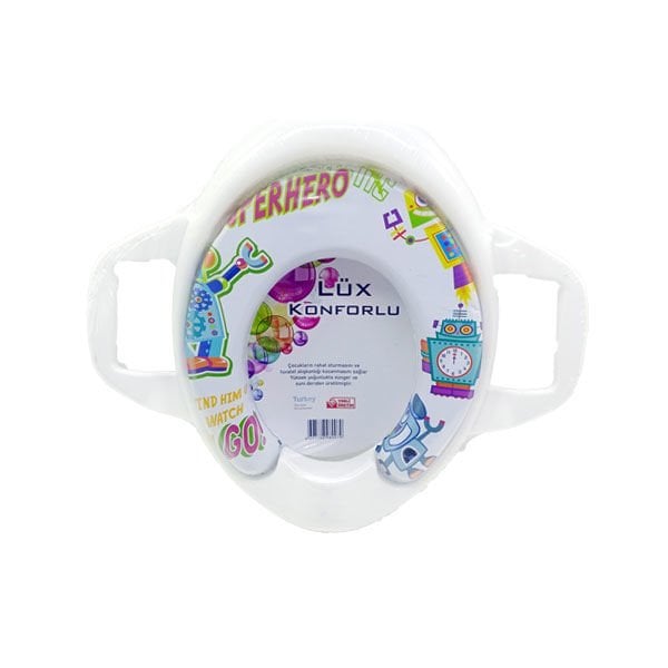 Lüks Tutacaklı Klozet Adaptörü Robot