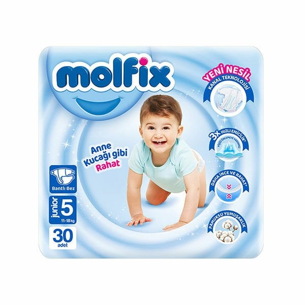 Molfix No 5 Junior Bebek Bezi 11-18 Kg