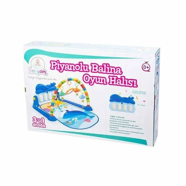 Birlik Oyuncak Babycim Piyanolu Balina Oyun Halısı