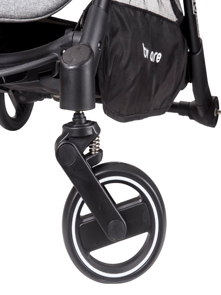 Baby Care Tek Yönlü Otomatik Katlanan Bebek Arabası Antrasit