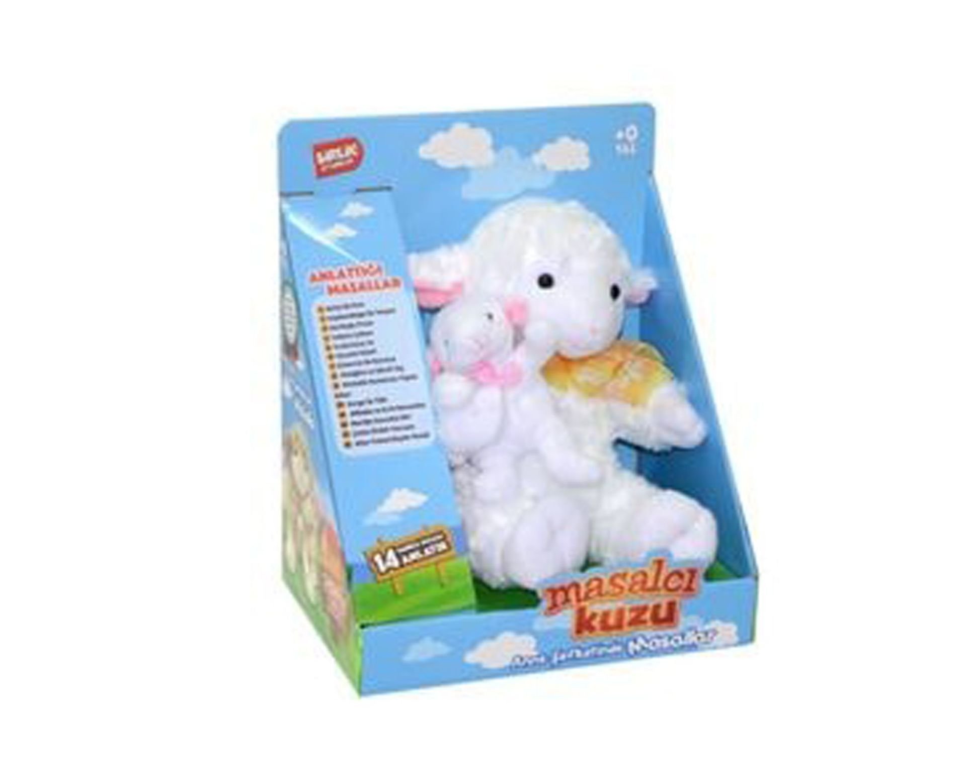 Birlik M-1117526-12 Türkçe Yavrulu Masal Anlatan Kuzu Peluş