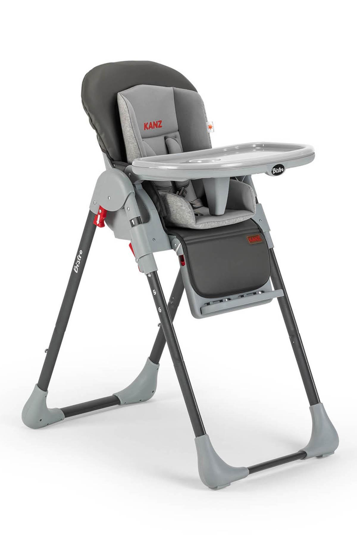 Kanz Bistro Mama Sandalyesi Antrasit