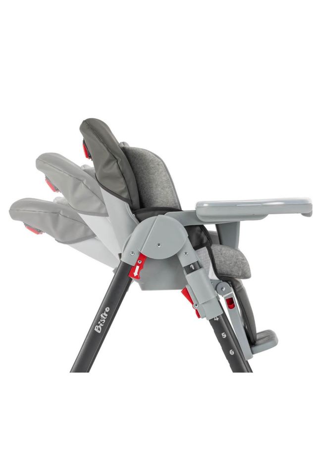 Kanz Bistro Mama Sandalyesi Antrasit