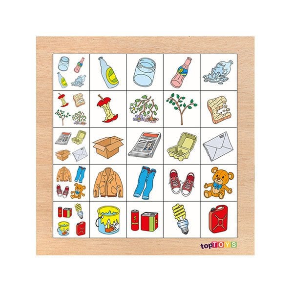 Chiva Geri Dönüşüm Ahşap Puzzle
