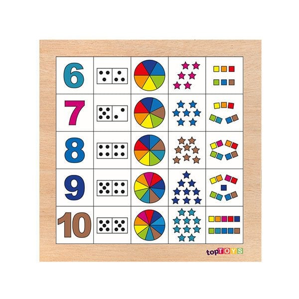 Chiva Haydi Sayalım 6-10 Ahşap Puzzle