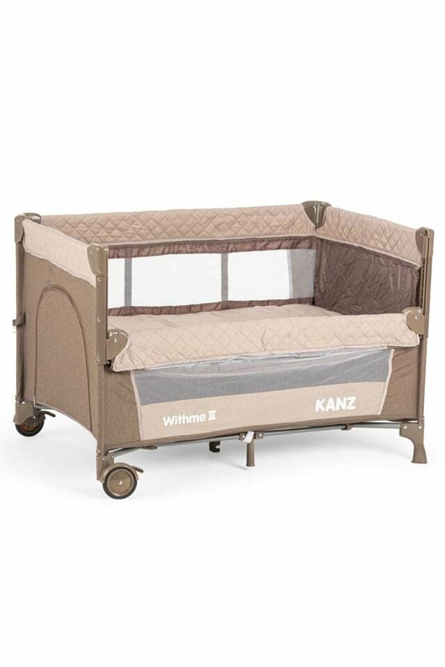 Kanz Withme II Ara Katlı Anne Yanı Park Yatak 70X110 Kahve